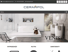 Tablet Screenshot of cerampol.com
